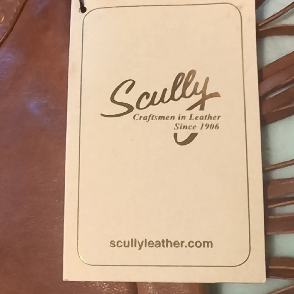 Scully Tan Leather Fringe Hobo Bag - Picture 3 of 4